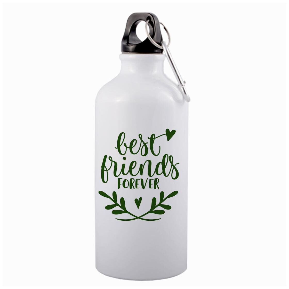 

COLORYARD Aluminium White Water Bottle ( 600 ml Set of 1 )