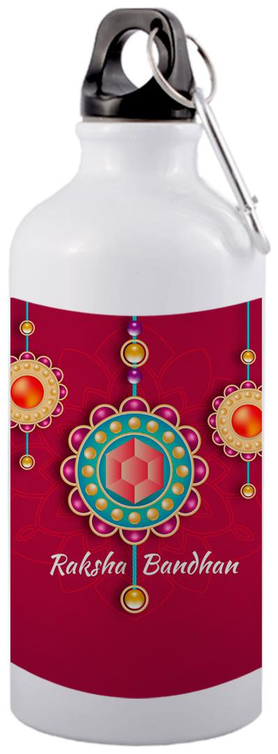 

COLORYARD Aluminium White Water Bottle ( 600 ml Set of 1 )