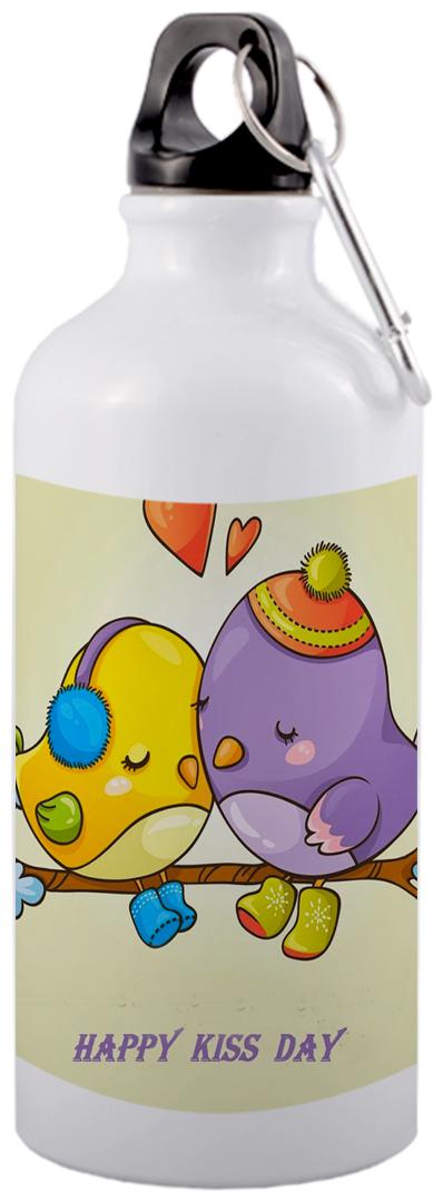 

COLORYARD Aluminium White Water Bottle ( 600 ml Set of 1 )