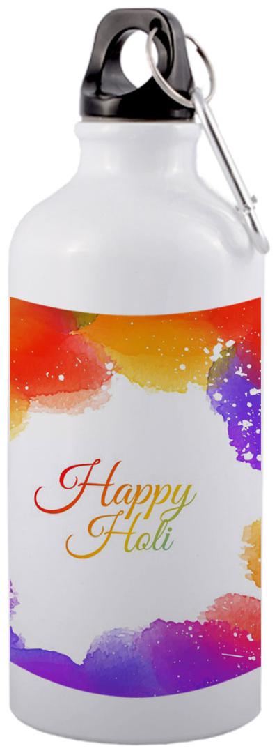 

COLORYARD Aluminium White Water Bottle ( 600 ml Set of 1 )