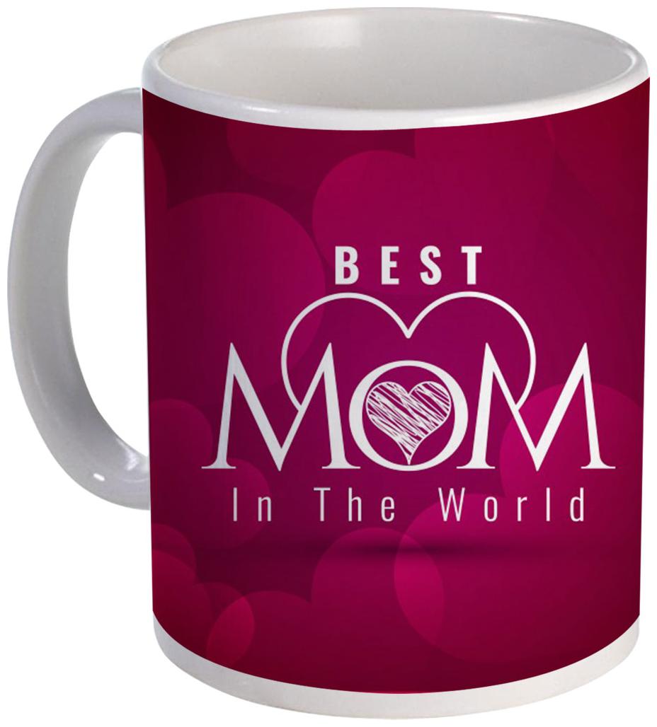 

Coloryard Best Mom In The World With Cute Design On White Ceramic Coffee Mug Mother Day Gift