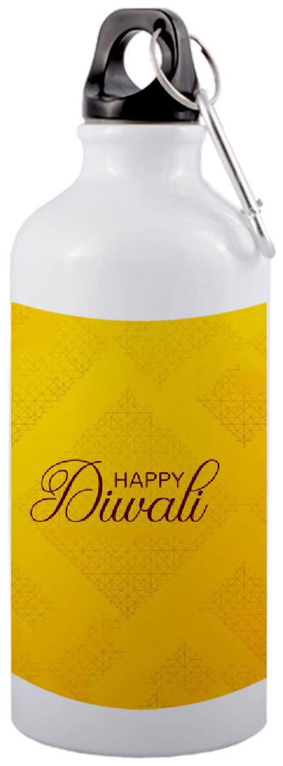 

COLORYARD Aluminium White Water Bottle ( 600 ml Set of 1 )