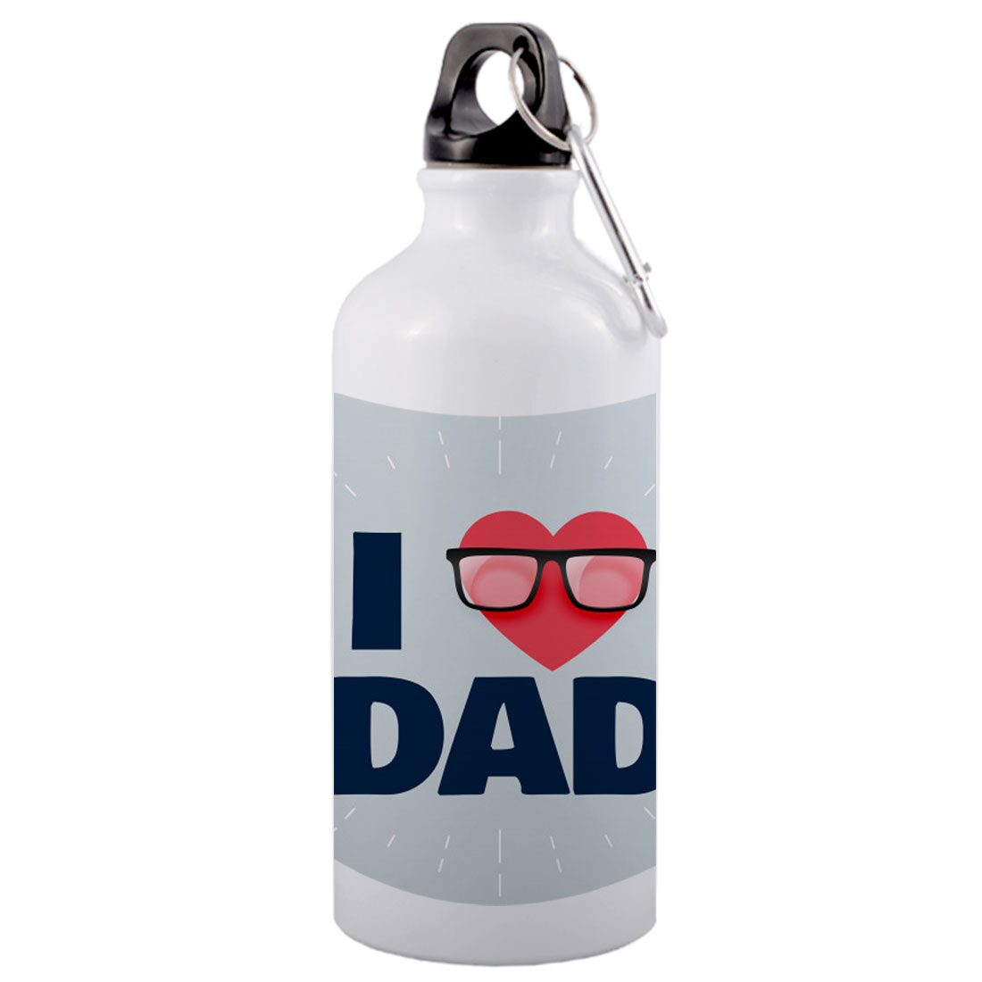 

COLORYARD Aluminium White Water Bottle ( 600 ml Set of 1 )