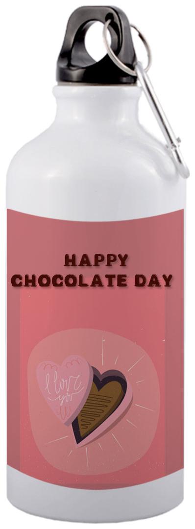 

COLORYARD Aluminium White Water Bottle ( 600 ml Set of 1 )