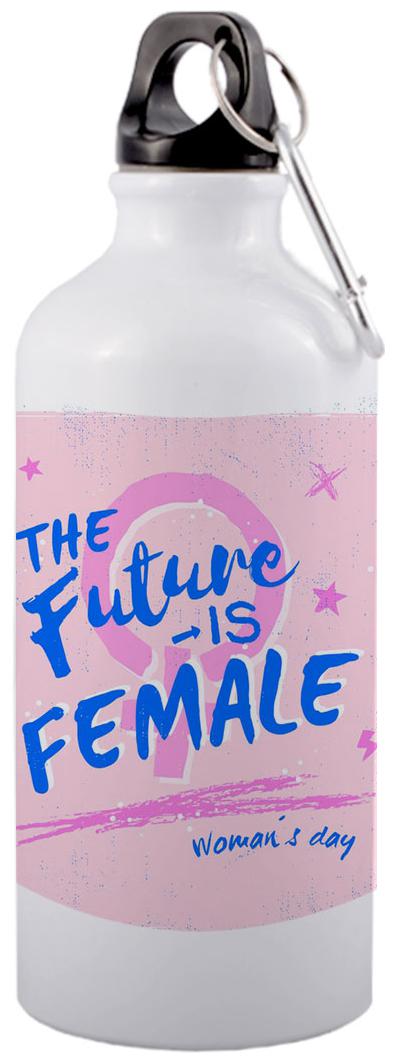 

COLORYARD Aluminium White Water Bottle ( 600 ml Set of 1 )