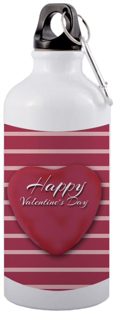 

COLORYARD Aluminium White Water Bottle ( 600 ml Set of 1 )