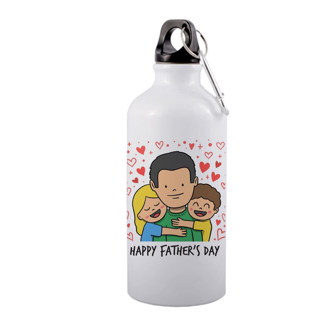 

COLORYARD Aluminium White Water Bottle ( 600 ml Set of 1 )