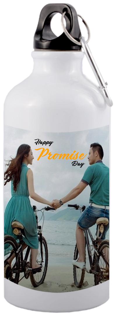 

COLORYARD Aluminium White Water Bottle ( 600 ml Set of 1 )