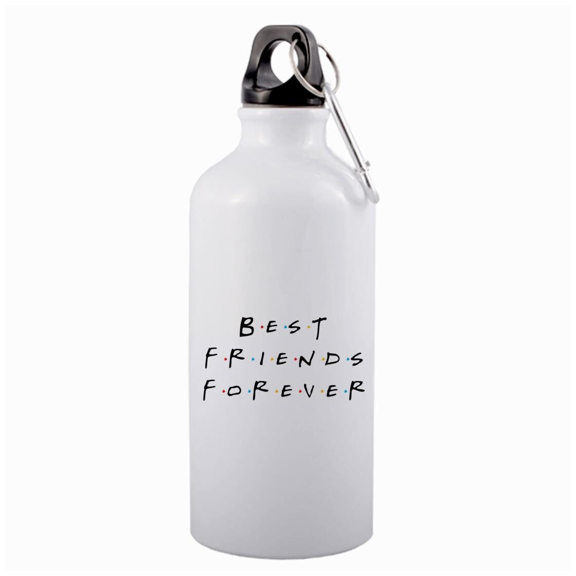 

COLORYARD Aluminium White Water Bottle ( 600 ml Set of 1 )