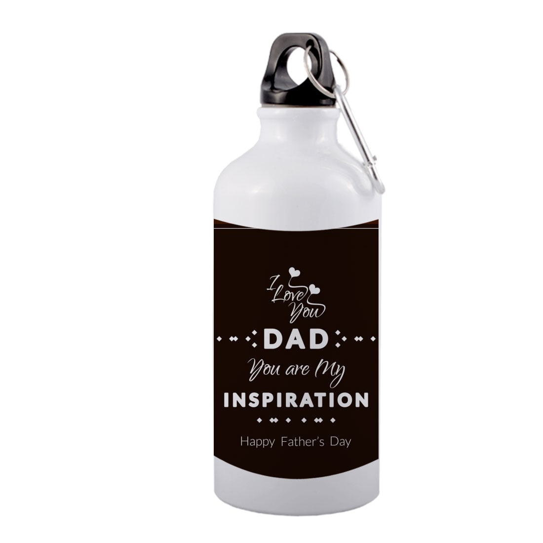 

COLORYARD Aluminium White Water Bottle ( 600 ml Set of 1 )