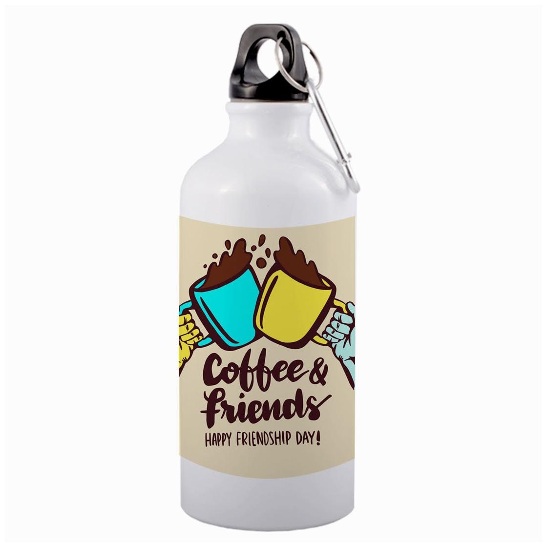 

COLORYARD Aluminium White Water Bottle ( 600 ml Set of 1 )