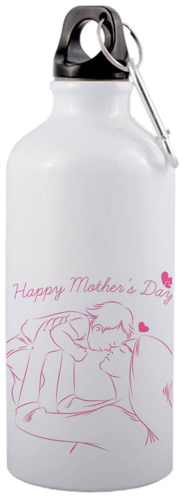 

COLORYARD Aluminium White Water Bottle ( 600 ml Set of 1 )