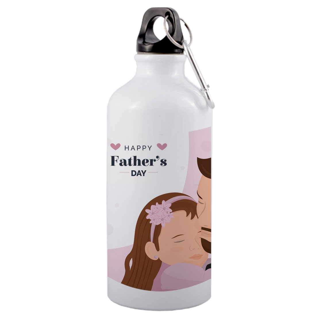 

COLORYARD Aluminium White Water Bottle ( 600 ml Set of 1 )