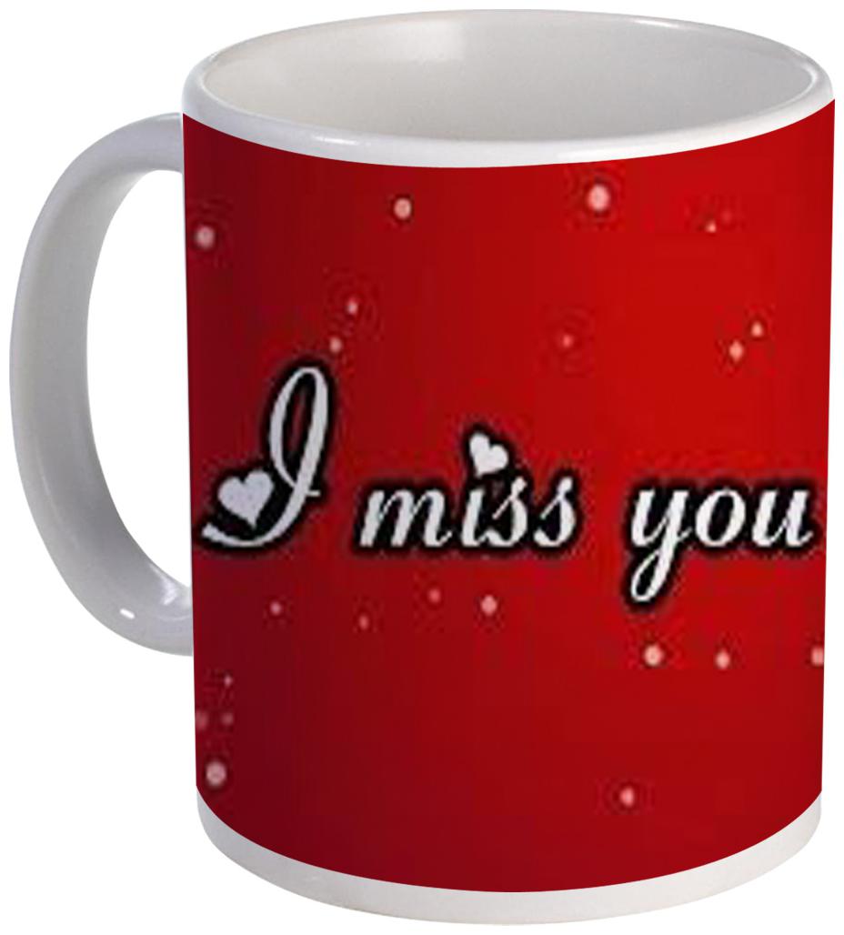 

Coloryard Best Cute I Miss You Text Design On Red Background On