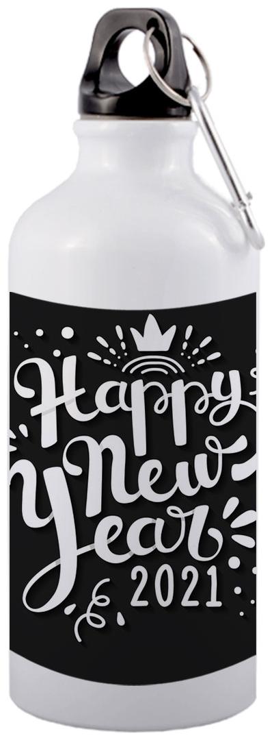 

COLORYARD Aluminium White Water Bottle ( 600 ml Set of 1 )