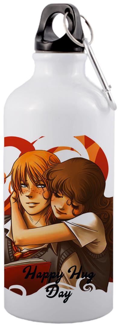 

COLORYARD Aluminium White Water Bottle ( 600 ml Set of 1 )