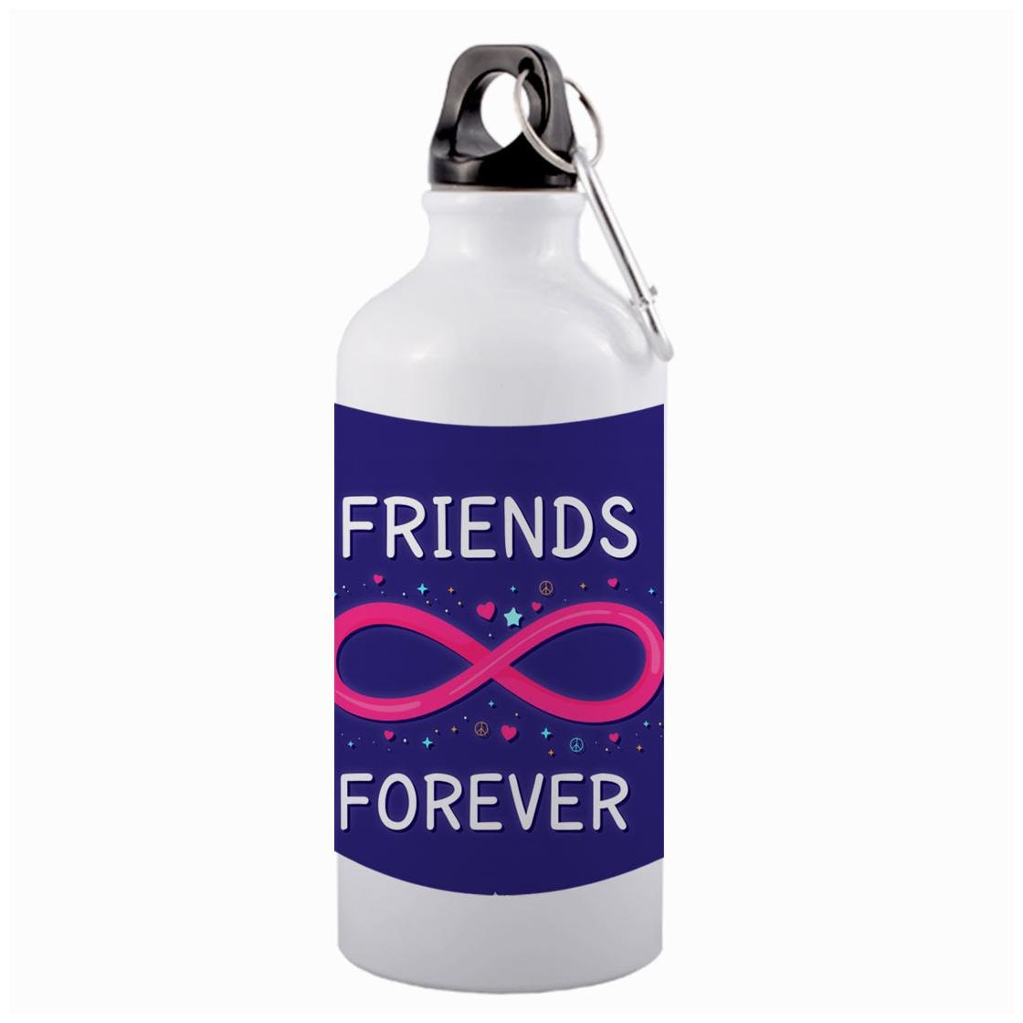 

COLORYARD Aluminium White Water Bottle ( 600 ml Set of 1 )