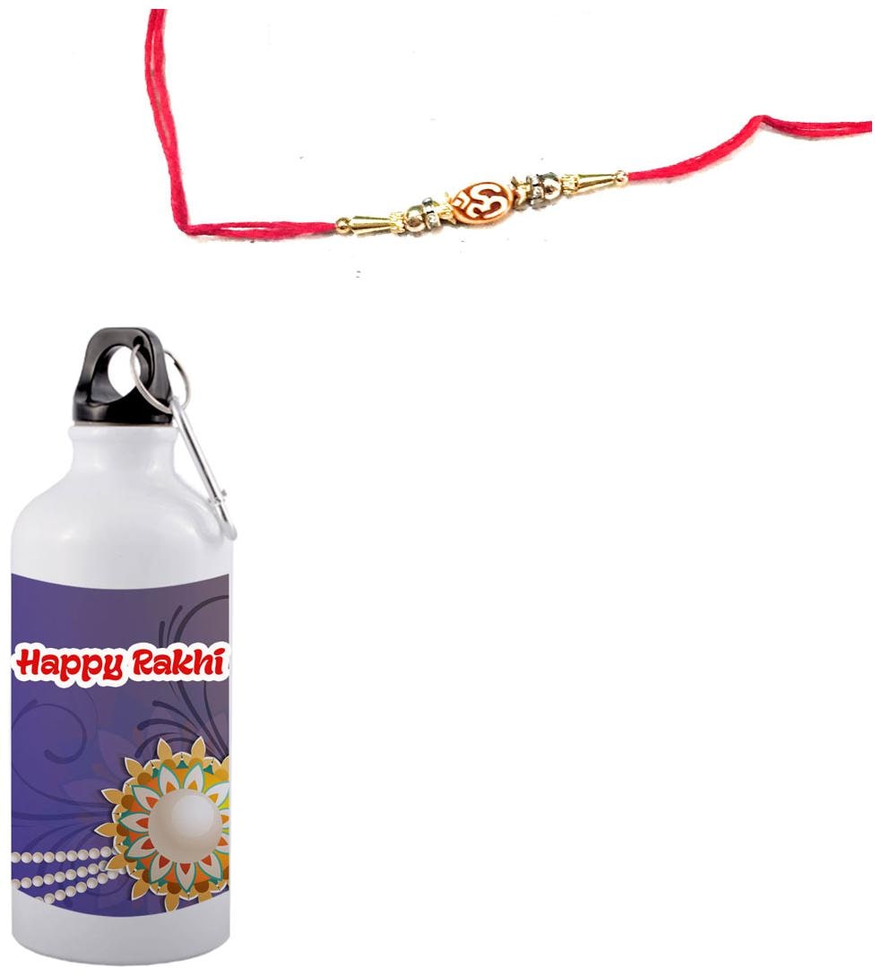 

COLORYARD Aluminium White Water Bottle ( 600 ml Set of 2 )
