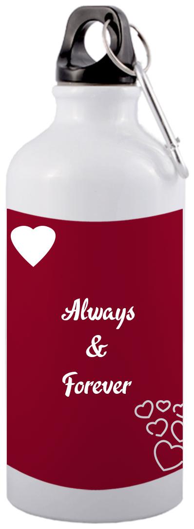 

COLORYARD Aluminium White Water Bottle ( 600 ml Set of 1 )