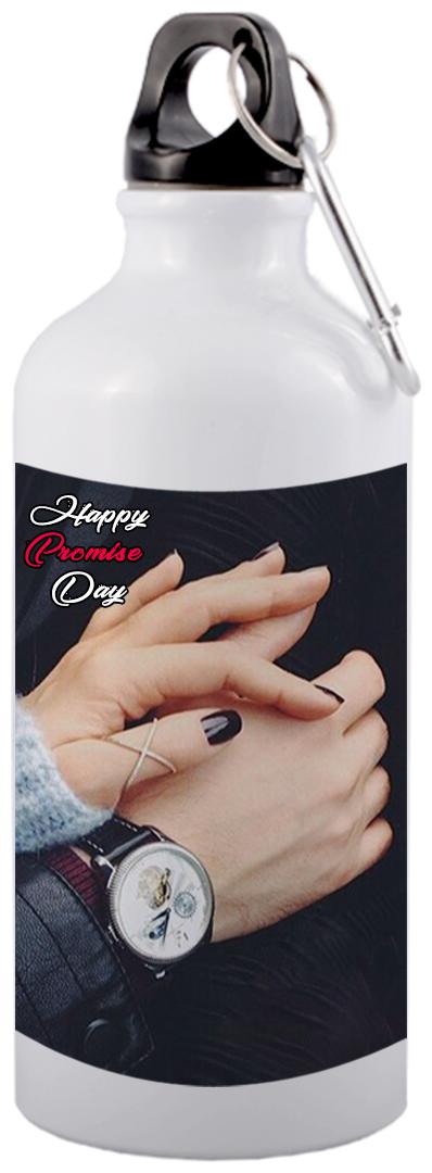 

COLORYARD Aluminium White Water Bottle ( 600 ml Set of 1 )