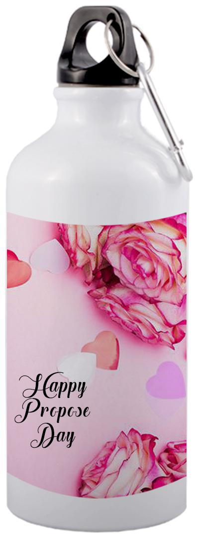 

COLORYARD Aluminium White Water Bottle ( 600 ml Set of 1 )