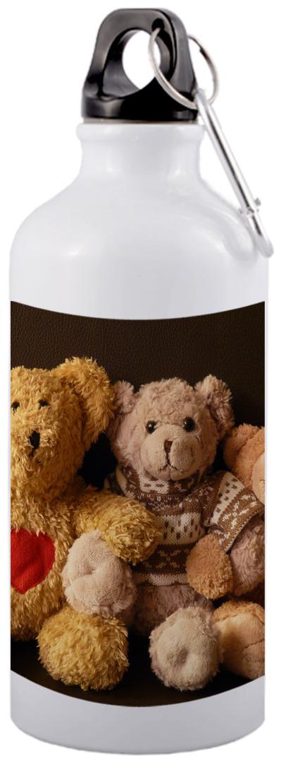 

COLORYARD Aluminium White Water Bottle ( 600 ml Set of 1 )