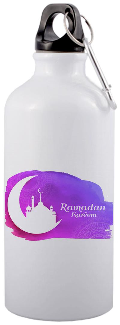 

COLORYARD Aluminium White Water Bottle ( 600 ml Set of 1 )