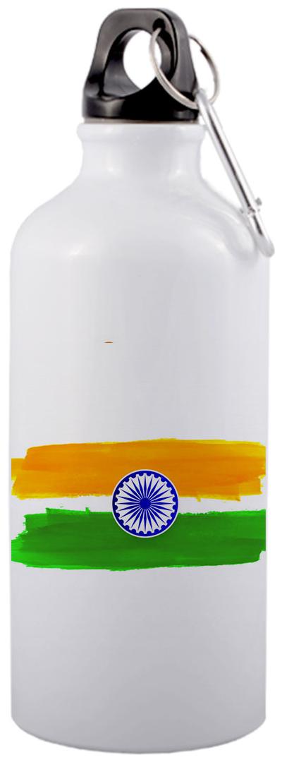 

COLORYARD Aluminium White Water Bottle ( 600 ml Set of 1 )