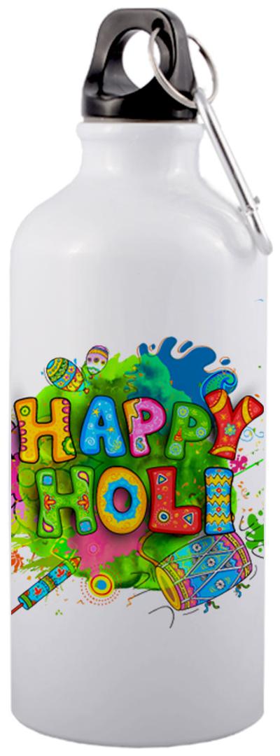 

COLORYARD Aluminium White Water Bottle ( 600 ml Set of 1 )