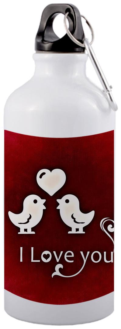 

COLORYARD Aluminium White Water Bottle ( 600 ml Set of 1 )