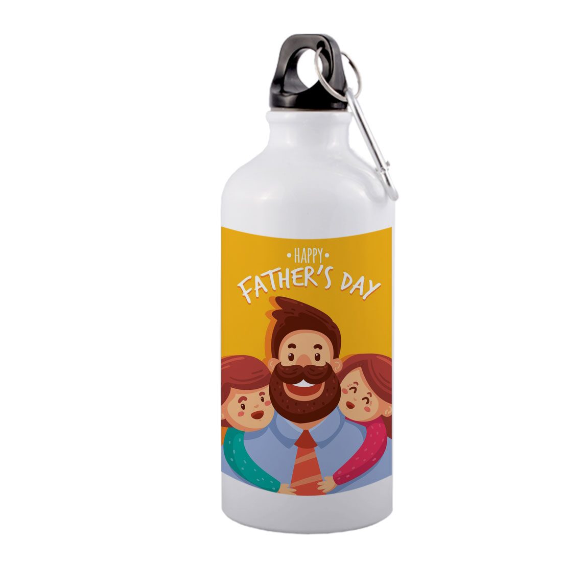 

COLORYARD Aluminium White Water Bottle ( 600 ml Set of 1 )