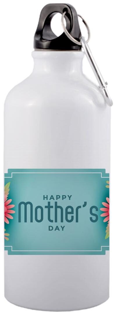 

COLORYARD Aluminium White Water Bottle ( 600 ml Set of 1 )