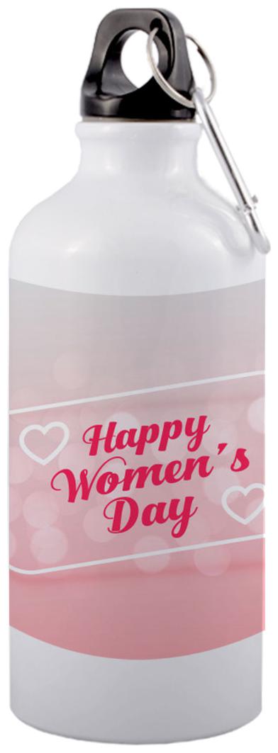 

COLORYARD Aluminium White Water Bottle ( 600 ml Set of 1 )