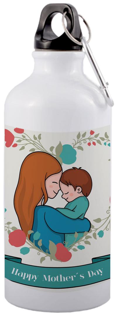 

COLORYARD Aluminium White Water Bottle ( 600 ml Set of 1 )