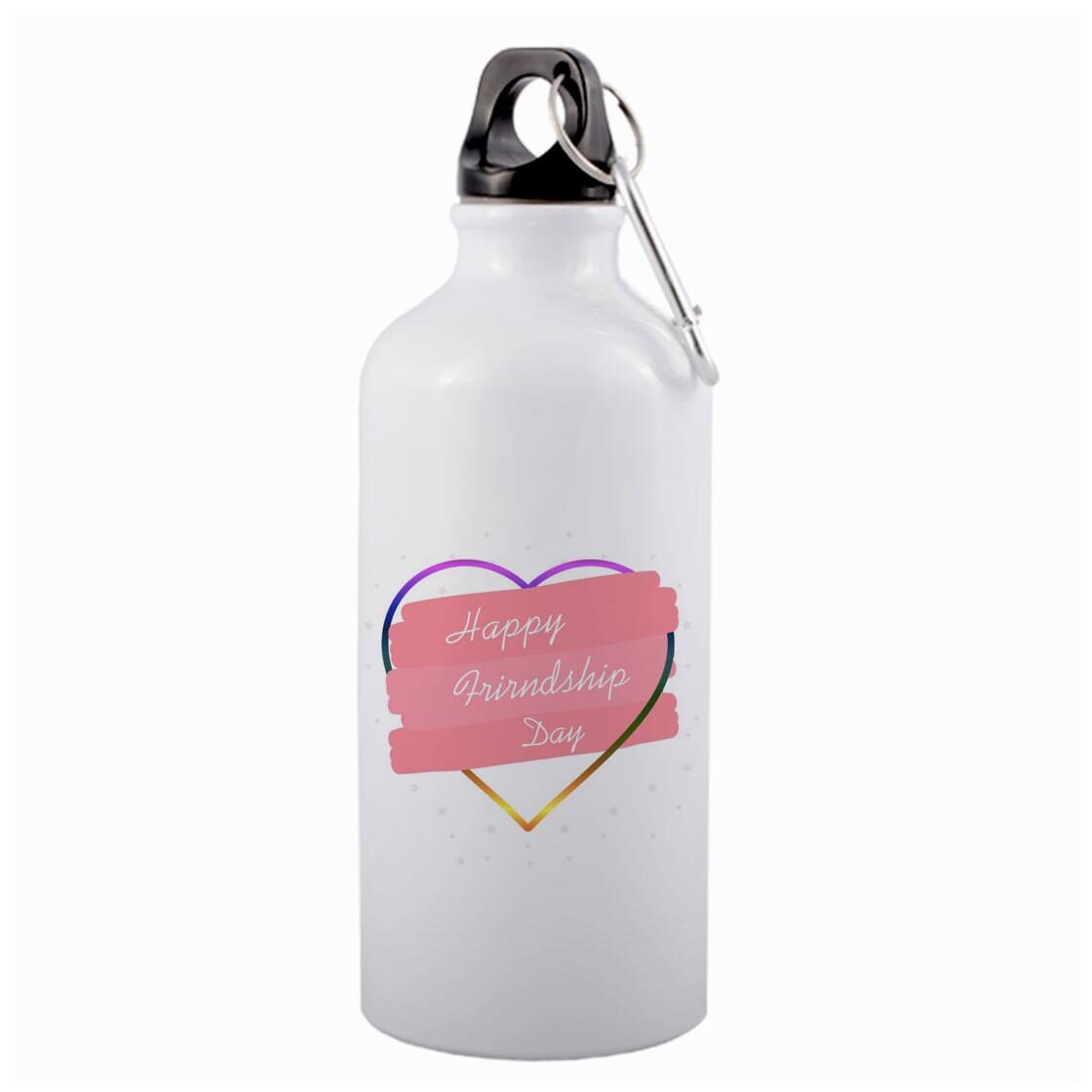 

COLORYARD Aluminium White Water Bottle ( 600 ml Set of 1 )
