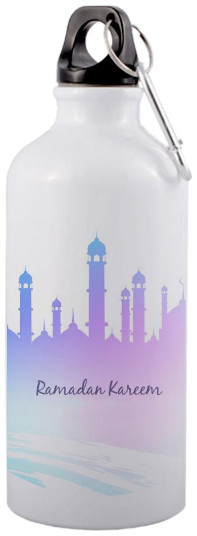 

COLORYARD Aluminium White Water Bottle ( 600 ml Set of 1 )