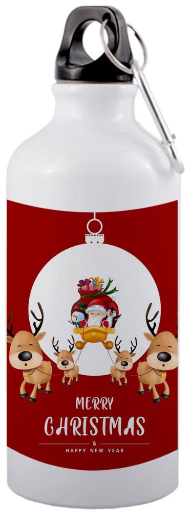 

COLORYARD Aluminium White Water Bottle ( 600 ml Set of 1 )