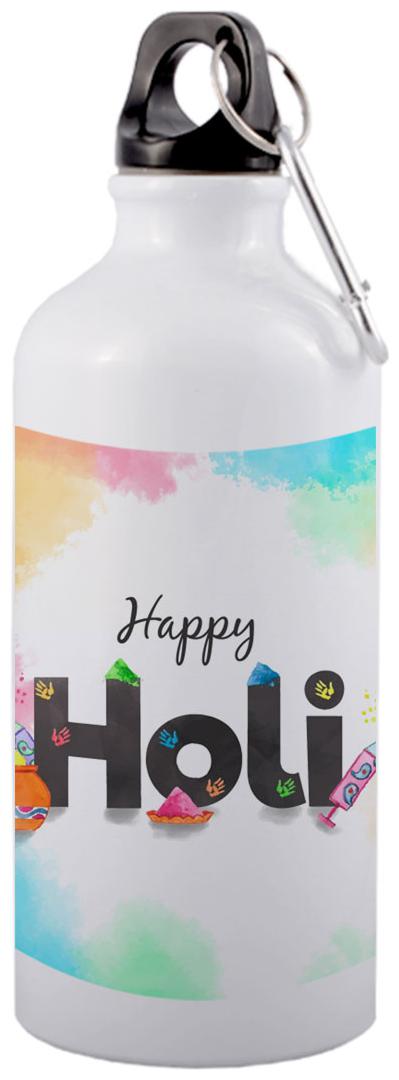 

COLORYARD Aluminium White Water Bottle ( 600 ml Set of 1 )