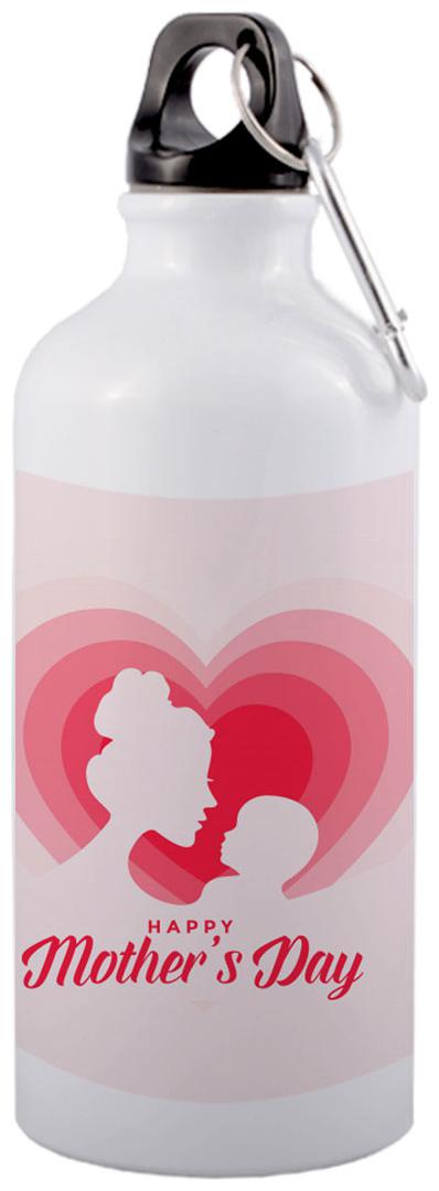 

COLORYARD Aluminium White Water Bottle ( 600 ml Set of 1 )