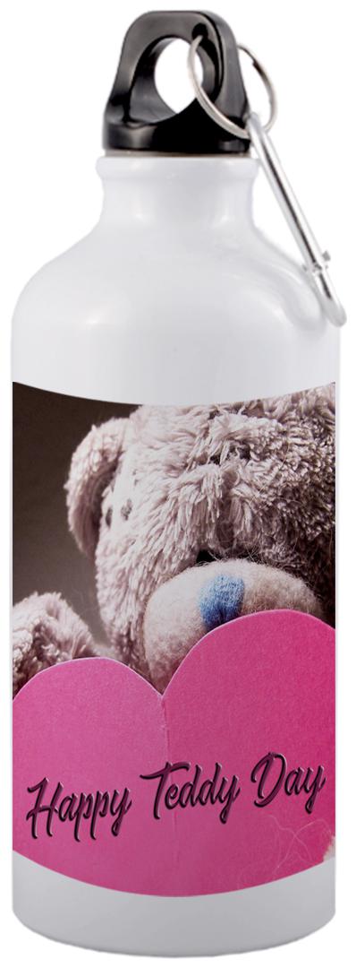 

COLORYARD Aluminium White Water Bottle ( 600 ml Set of 1 )