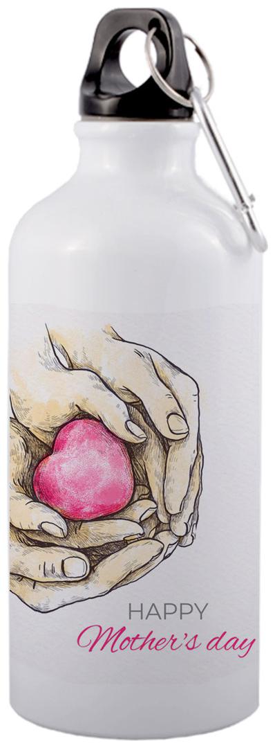 

COLORYARD Aluminium White Water Bottle ( 600 ml Set of 1 )