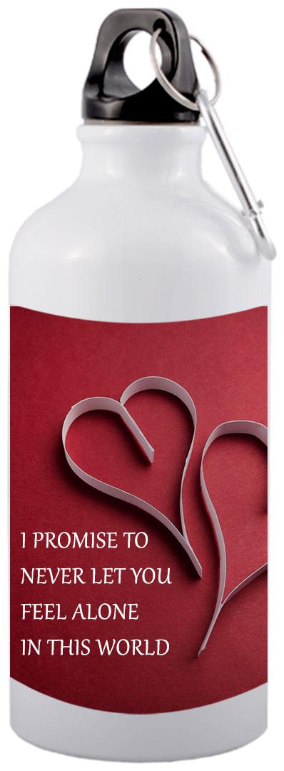 

COLORYARD Aluminium White Water Bottle ( 600 ml Set of 1 )