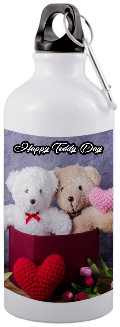 

COLORYARD Aluminium White Water Bottle ( 600 ml Set of 1 )
