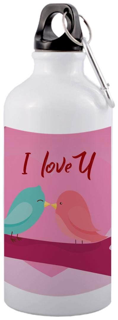 

COLORYARD Aluminium White Water Bottle ( 600 ml Set of 1 )