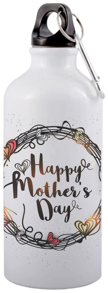 

COLORYARD Aluminium White Water Bottle ( 600 ml Set of 1 )