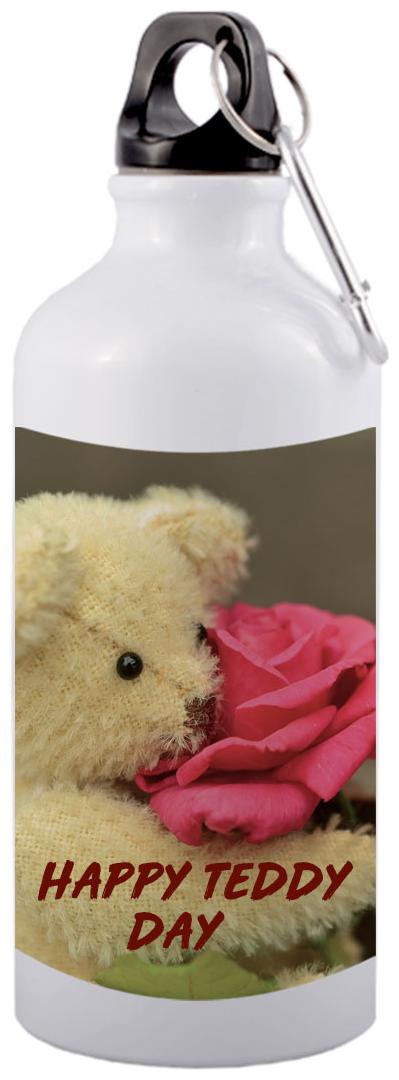 

COLORYARD Aluminium White Water Bottle ( 600 ml Set of 1 )