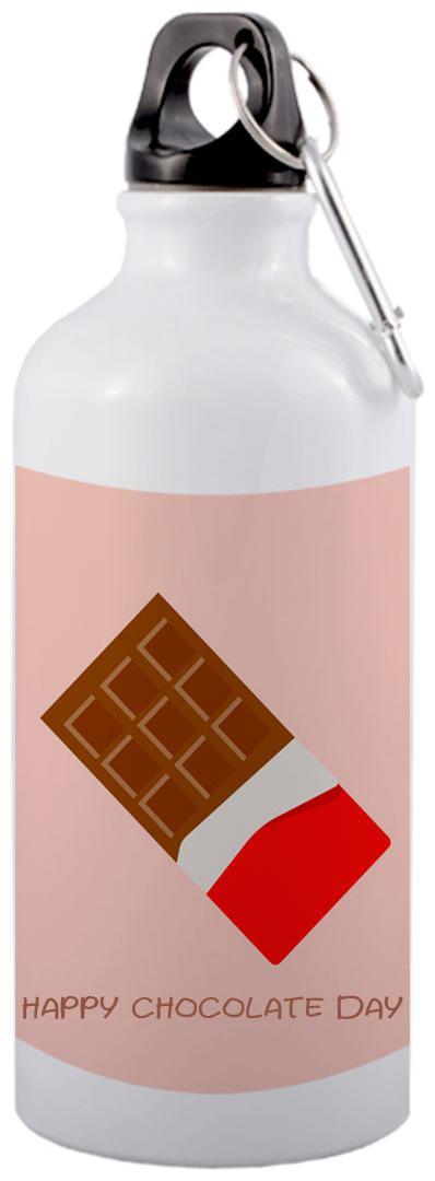 

COLORYARD Aluminium White Water Bottle ( 600 ml Set of 1 )