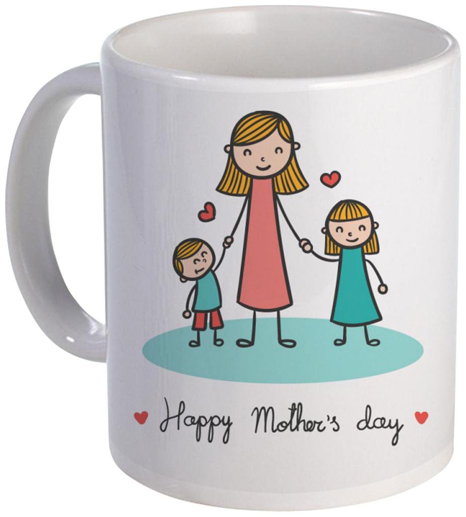 

COLORYARD best cute drawing happy mother s day design on white ceramic coffee mug gift