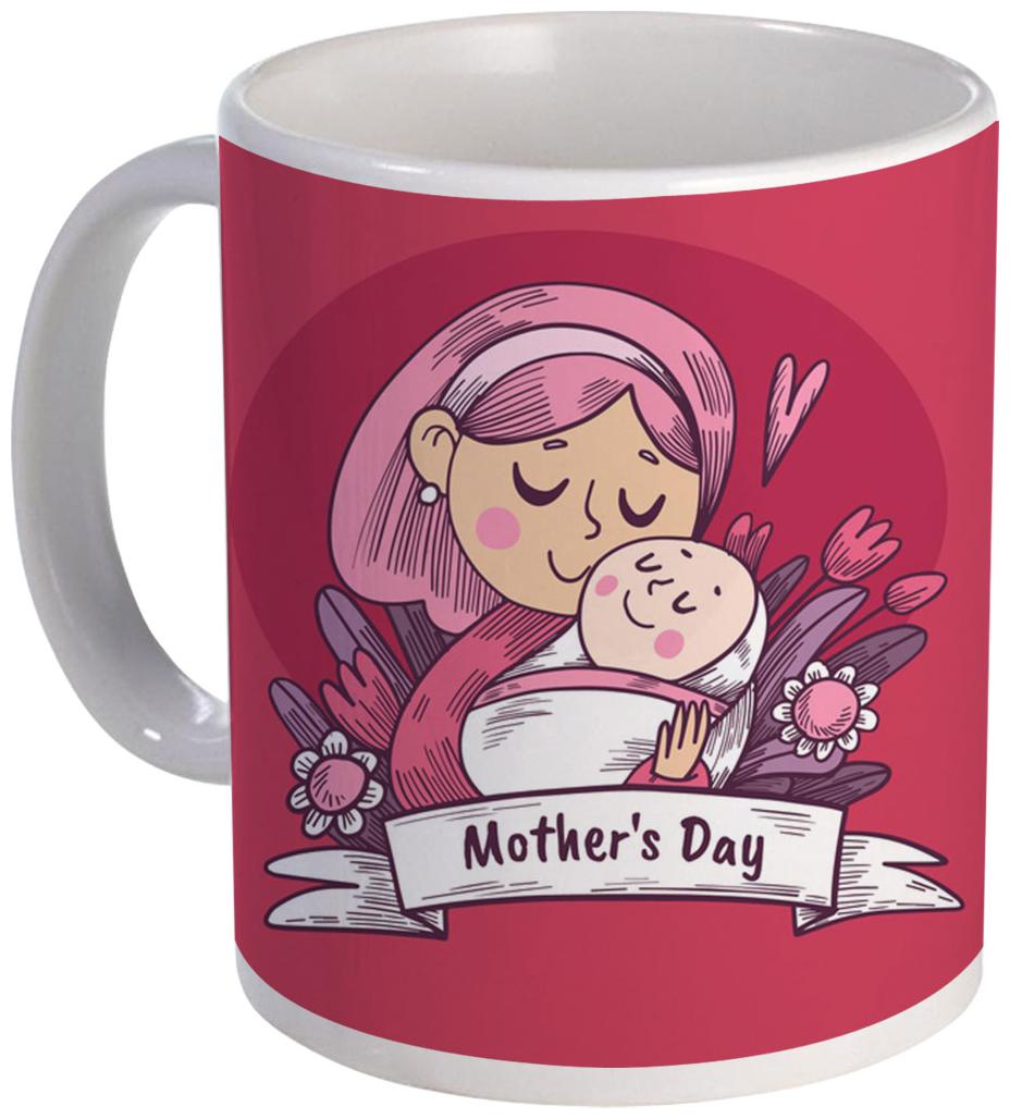 

Coloryard Best Mothers Day With Mother And Son Design On White Ceramic Coffee Mug Mother Day Gift