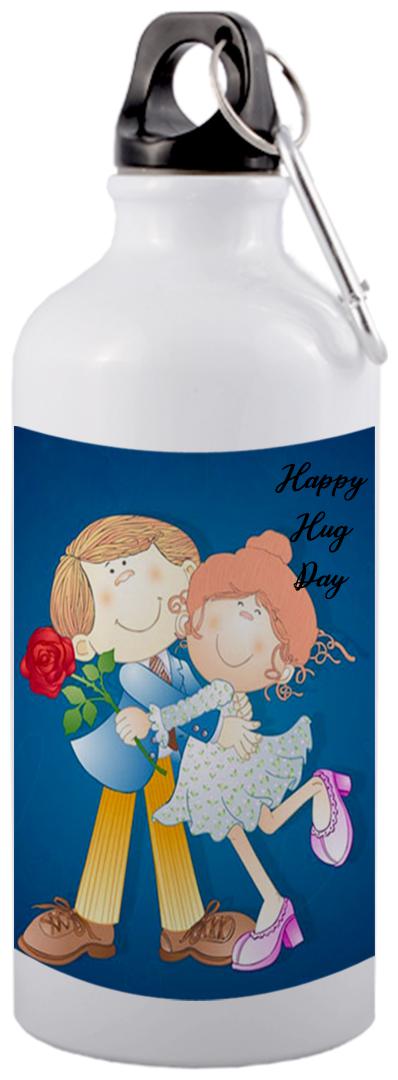 

COLORYARD Aluminium White Water Bottle ( 600 ml Set of 1 )